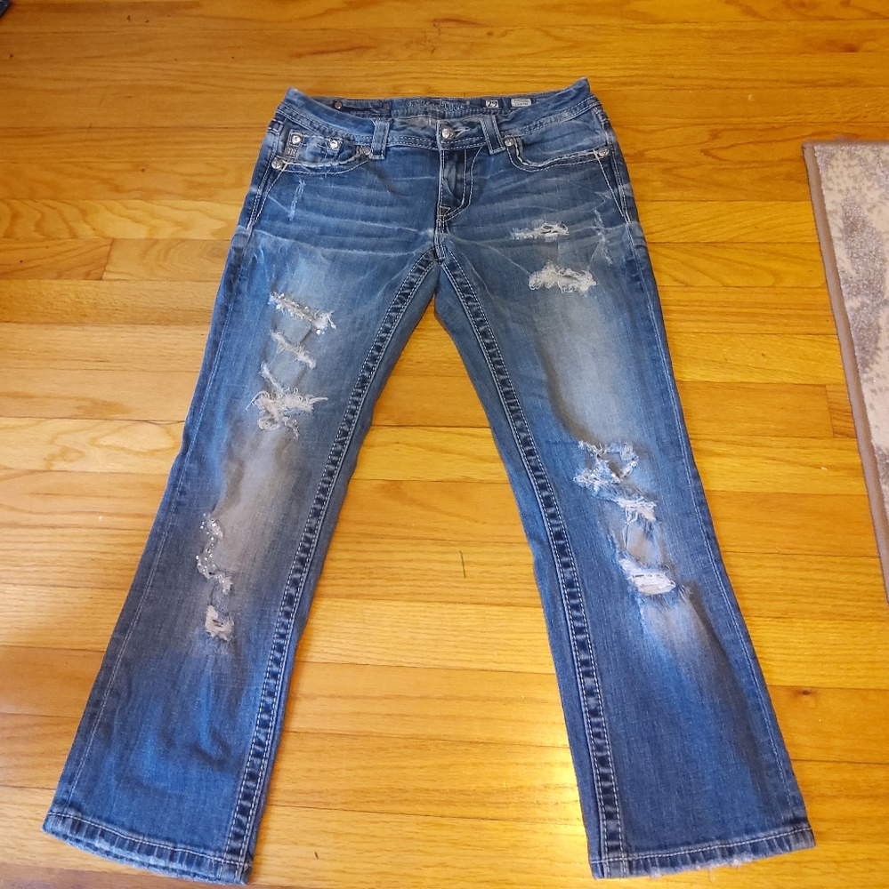 MISS ME CROPPED JEANS